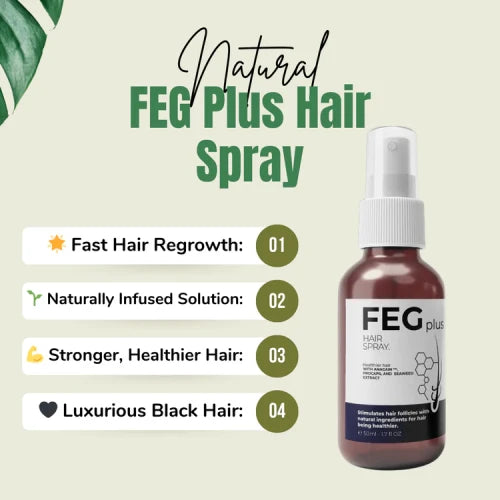 FEG Plus Beard & Hair Growth Spray