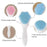 1 Pcs Silicone Face Scrubber Exfoliating Brush, Manual Handheld Massager, Facial Cleansing And Blackhead Scrubber, Soft Bristles For Face Skincare (random Color)