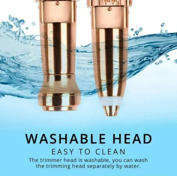 2-in-1 Flawless Hair Remover | Painless Shaver for Face & Bikini