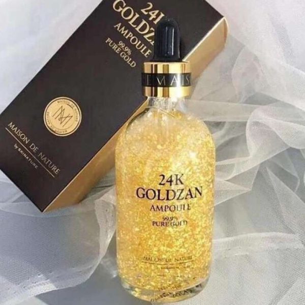 24K Goldzan Ampoule Serum – Whitening, Hydrating & Skin-Nourishing (100ml)