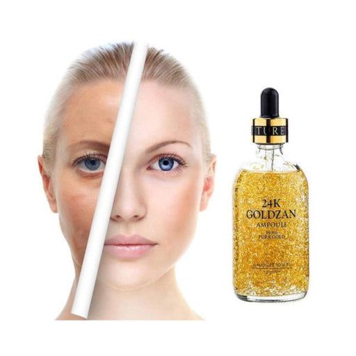 24K Goldzan Ampoule Serum – Whitening, Hydrating & Skin-Nourishing (100ml)