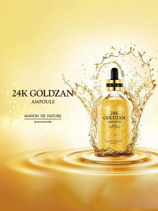 24K Goldzan Ampoule Serum – Whitening, Hydrating & Skin-Nourishing (100ml)