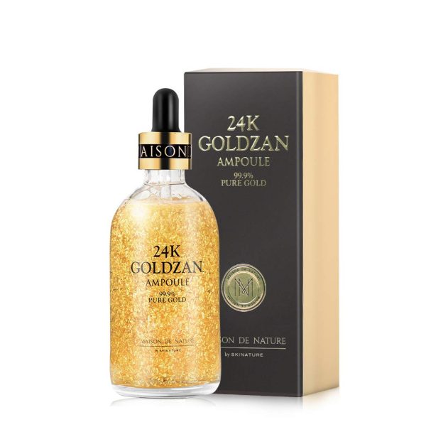 24K Goldzan Ampoule Serum – Whitening, Hydrating & Skin-Nourishing (100ml)