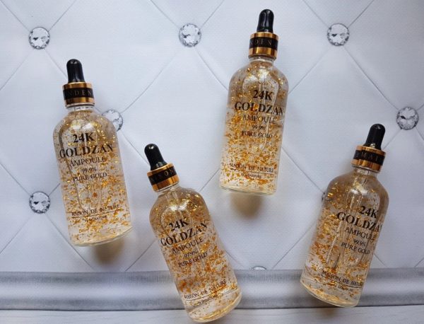 24K Goldzan Ampoule Serum – Whitening, Hydrating & Skin-Nourishing (100ml)