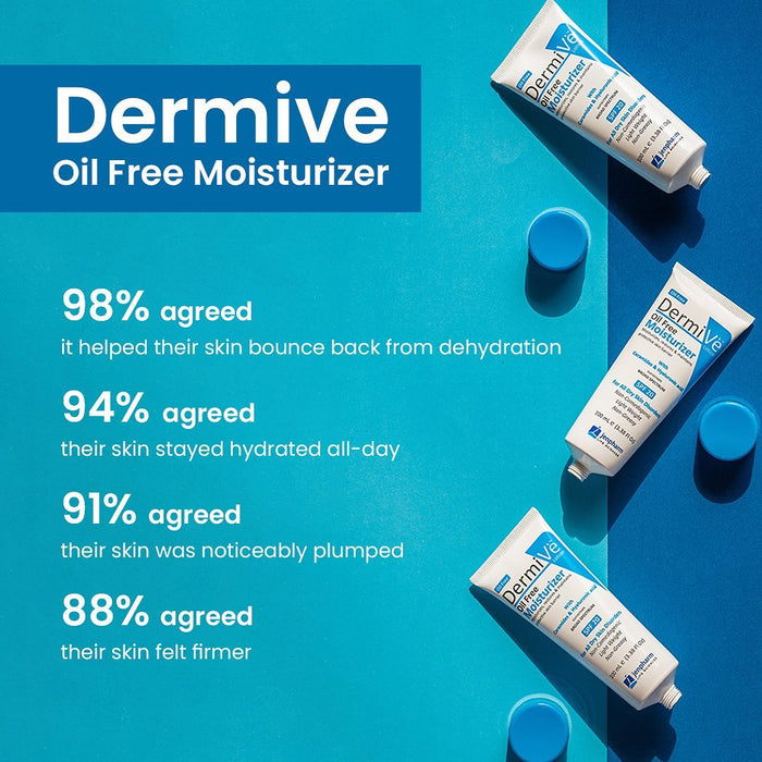 Dermive Oil-Free Moisturizer – Ultimate Skin Hydration | Best Oil-Free Formula for Healthy Glow
