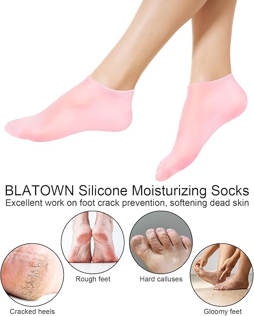 Moisturizing Gel Socks – Heel Crack Repair & Relief