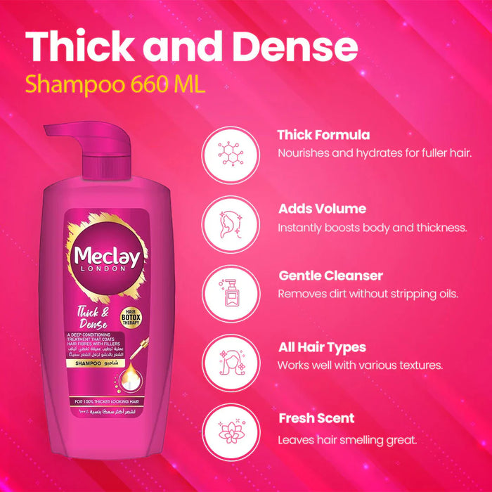 Meclay London Thick & Dense Hair Shampoo