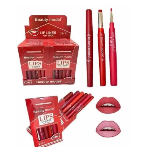 Pack Of 2 – 5 In 1 Lipstick Set Of 10 Colors