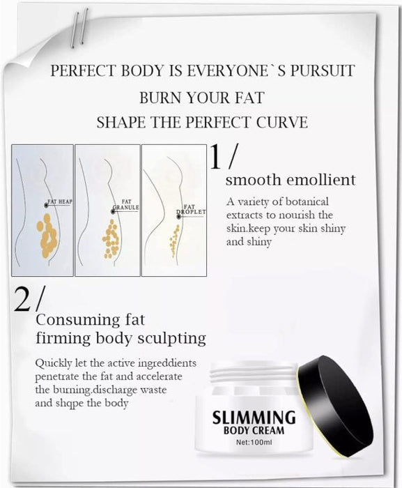 Aichun Beauty Slimming Cream – Fat Burn & Firming (100ml)