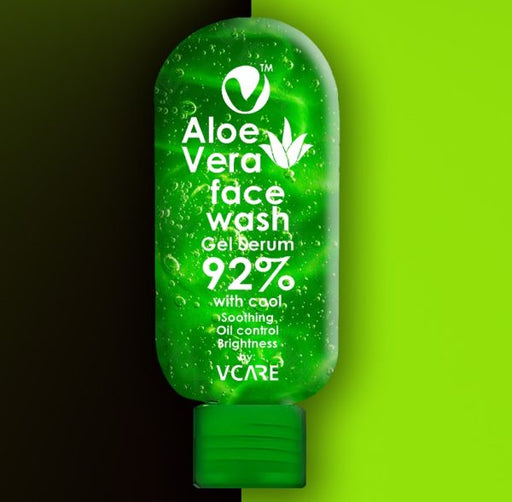 VCare Aloe Vera Face Wash – Oil Control & Hydration (100ml)