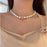 Beautiful Pearl Charm Korean Elegant Necklace – Timeless Jewelry for Girls