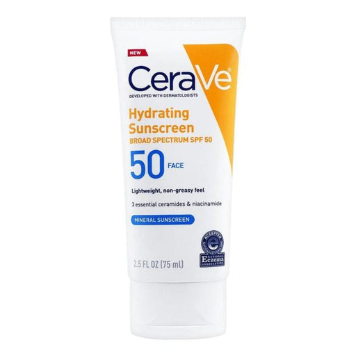 CeraVe Hydrating Mineral Sunscreen SPF 50 – 100ml
