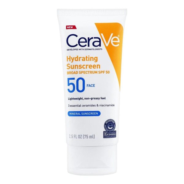 CeraVe Hydrating Mineral Sunscreen SPF 50 – 100ml
