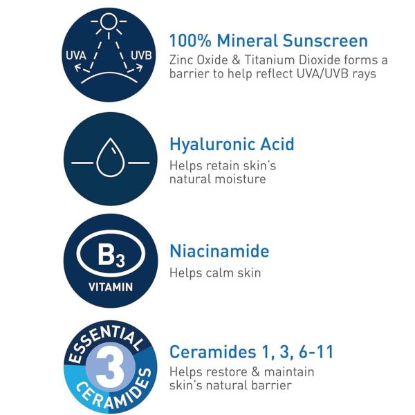 CeraVe Hydrating Mineral Sunscreen SPF 50 – 100ml