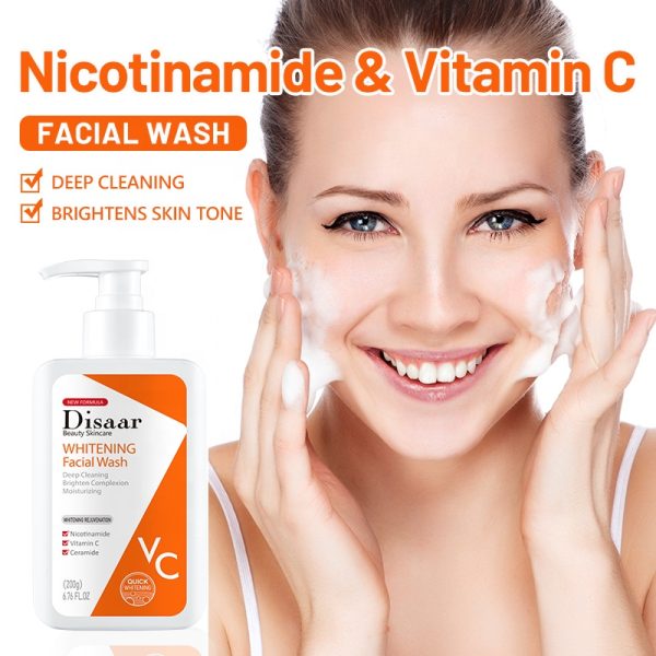 Disaar Vitamin C Body Lotion & Whitening Facial Wash Combo