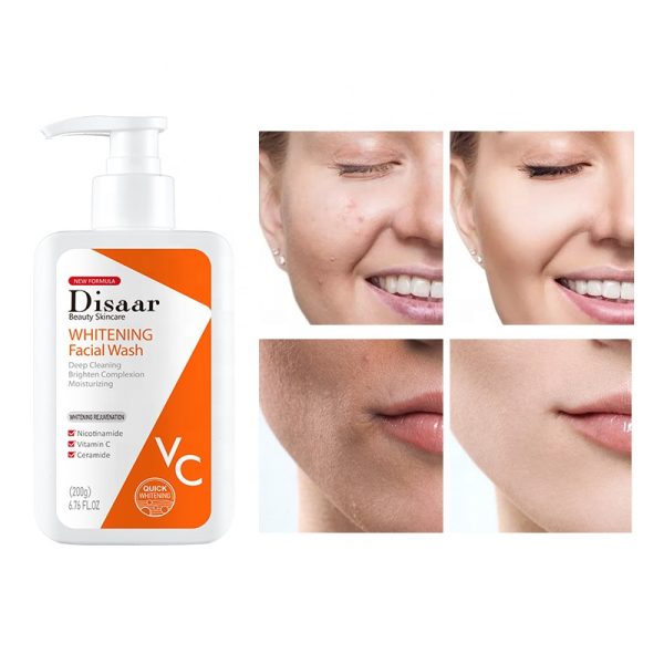 Disaar Vitamin C Body Lotion & Whitening Facial Wash Combo
