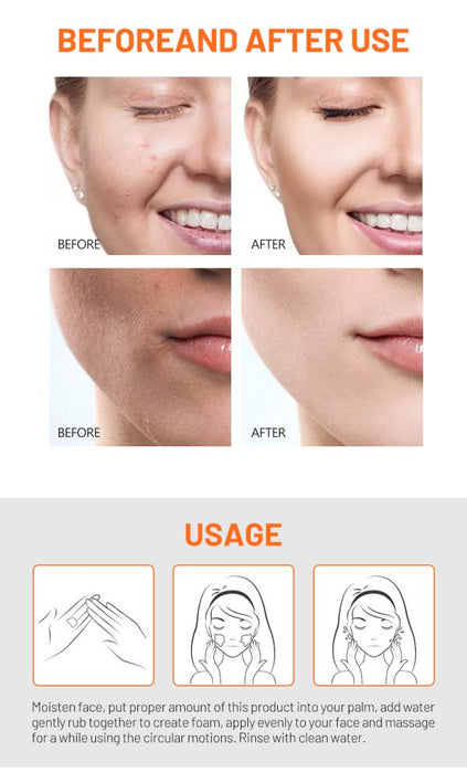 Disaar Vitamin C Body Lotion & Whitening Facial Wash Combo