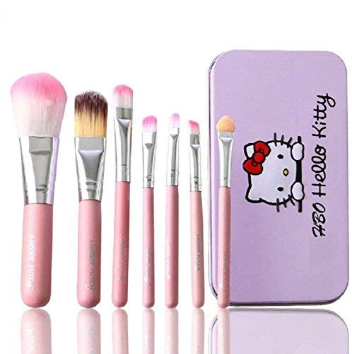 Hello Kitty Makeup Brush Set (pack Of 7)